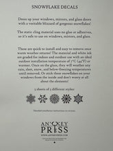Load image into Gallery viewer, Snowflakes Window Holiday Static Cling Decal