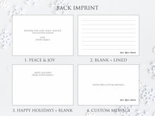 Load image into Gallery viewer, Married & Bright First Married Christmas Greeting Card | Newlywed Greeting Card | Custom Thank You Card