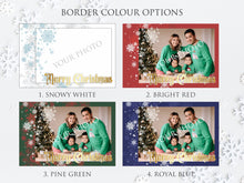 Load image into Gallery viewer, Custom Photo Christmas Greeting Card | Family Greeting Card | Custom Photo Card