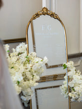 Load image into Gallery viewer, Arch & Flourish Seating Chart Mirror Cling