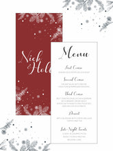 Load image into Gallery viewer, NEW Nick & Holly Menu Cards