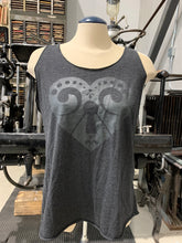 Load image into Gallery viewer, Racerback Tank: Locket Heart <3