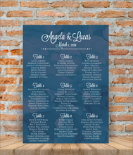 Load image into Gallery viewer, Wedding Seating Chart Poster