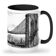 Load image into Gallery viewer, Mug: Brooklyn Bridge & Newsboy strike