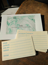 Load image into Gallery viewer, Library: Personal Card Catalog