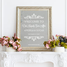 Load image into Gallery viewer, Wedding Welcome Mirror Cling
