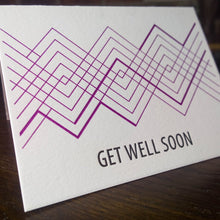 Load image into Gallery viewer, Letterpress Get Well card