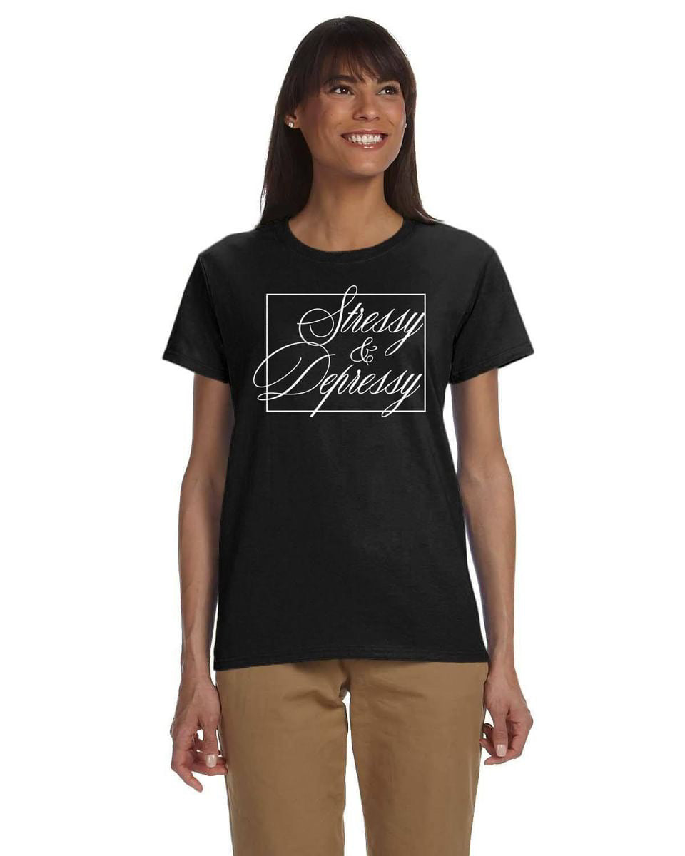 T-Shirt: Stressy Depressy