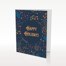 Load image into Gallery viewer, Card: Happy Holidays Festive (2 designs)
