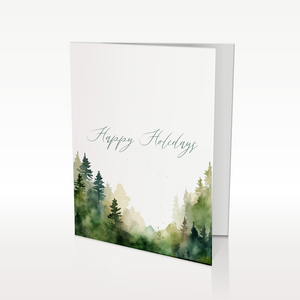 Card: Happy Holidays Forest (2 designs)