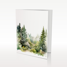 Load image into Gallery viewer, Card: Happy Holidays Forest (2 designs)

