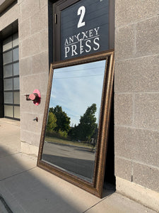 RENTAL: Bronze Jumbo Vintage Mirror