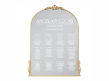 Load image into Gallery viewer, Arch &amp; Flourish Seating Chart Mirror Cling
