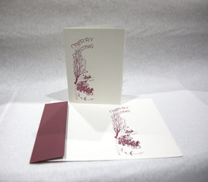 Letterpress Card - Merry Christmas