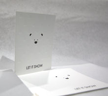 Load image into Gallery viewer, Letterpress Card: Polar Bear in Snow
