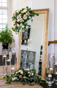 Wedding Seating Chart Mirror Cling