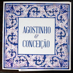 Invitation: Portuguese Azulejo Tile Wedding Invitation