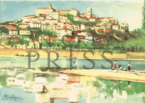 Vintage Postcard Reproduction - Coimbra, Portugal